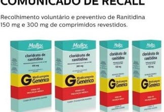 Farmacêuticas fazem recall de remédio para úlcera gástrica