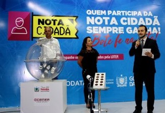 Governo da Paraíba divulga os 21 ganhadores do 1º Sorteio da Nota Cidadã