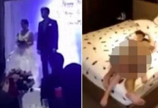 Noivo exibe em telão vídeo em que a noiva faz sexo com cunhado - VEJA VÍDEO