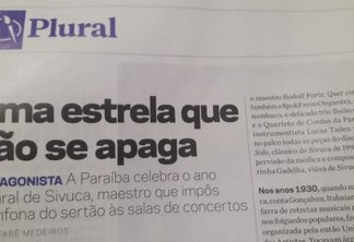 Ação cultural de João Azevedo é destaque na Carta Capital, já nas bancas - CONFIRA MATÉRIA