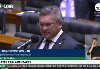 Julian Lemos faz discurso em solidariedade à paralisação da PMPB, em Brasília - VEJA VÍDEO