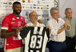 CAMISA 83: Botafogo-PB apresenta novo goleiro Felipe, ex-Flamengo