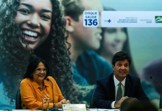 A ministra da Mulher, da Família e dos Direitos Humanos, Damares Alves, e o ministro da Saúde, Luiz Henrique Mandetta, lançam a Campanha Nacional de Prevenção à Gravidez na Adolescência