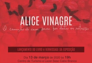 Sesc lança livro e exposição de Alice Vinagre em João Pessoa