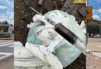 Seringas, agulhas e sangue são achados em lixão na região de Sousa; MP manda apurar e Prefeitura se defende - VEJA VÍDEO