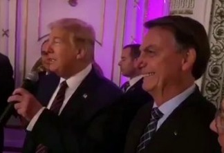 Em jantar com Trump, Bolsonaro diz que está “varrendo a esquerda” para fora do Brasil - VEJA VÍDEO