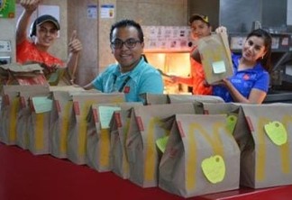 McDonald's doa alimentos para profissionais de saúde que estão atuando durante pandemia