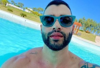 Gusttavo Lima surpreende fãs com tamanho da piscina