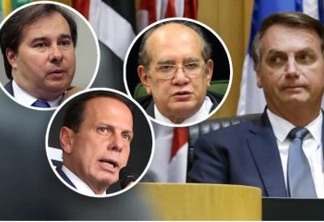 "CONSPIRAM CONTRA MIM": Bolsonaro acusa Maia, Doria e STF de armar um golpe para derrubá-lo