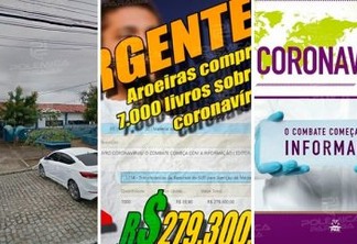 USANDO A CALAMIDADE PÚBLICA: Prefeitura de Aroeiras compra, sem licitação, 7 mil livros sobre coronavírus torrando quase R$ 300 mil