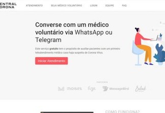 Paraibanos criam plataforma gratuita para telemedicina em suspeita de COVID-19
