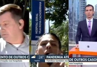 Mulher invade link da Globo em jornal local de SP para xingar emissora e apoiar Bolsonaro - VEJA VÍDEO