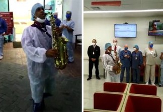 Pastor toca sax em hospital de São Paulo e viraliza: “Aqueceu o coração”