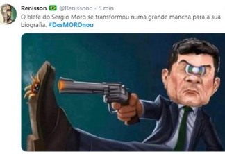Após depoimento à PF, web diz que Moro #DesMOROnou; comfira