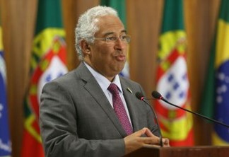 asília - O primeiro-Ministro de Portugal, António Costa durante Reunião de trabalho, em seguida declaração a imprensa (Valter Campanato/Agência Brasil)