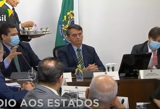 PANDEMIA DO CORONAVÍRUS: Governadores, presidentes do Senado e da Câmara se reúnem com Bolsonaro - VEJA VÍDEO