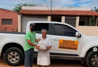 Departamento nacional de obras contra as secas distribui uma tonelada de alimentos em municípios da PB
