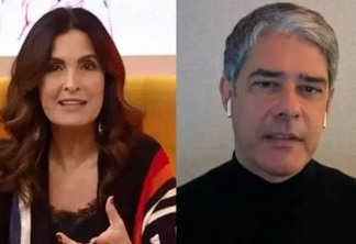 Fátima Bernardes surpreende e fala de William Bonner ao vivo na Globo