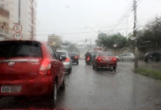 ALERTA AMARELO: Inmet informa sobre perigo do potencial de acúmulo de chuvas em João Pessoa e mais 104 municípios paraibanos