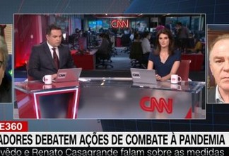 CNN BRASIL: João Azevêdo cobra 'discurso unificado' do Governo Federal e volta a defender 'endurecimento' do isolamento social - ASSISTA
