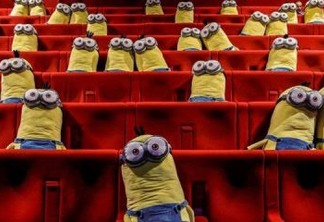 Cinema usa bonecos de Minions para garantir distanciamento social
