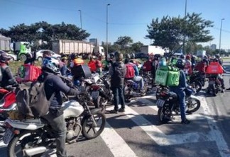 Motoboys de delivery prometem adesão de 50% da categoria em greve nesta quarta-feira