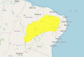 Inmet emite alerta de baixa umidade para 99 municípios paraibanos nesta sexta-feira