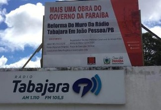 POR TRÁS DO MURO, A VERDADE: a reforma do muro da Rádio Tabajara! - Por Marcos Thomaz