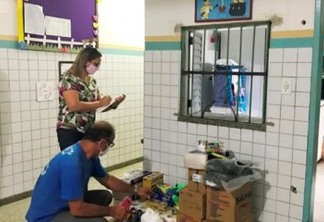 Escolas e creches de Campina Grande recebem kits com EPIs e produtos de higiene e limpeza