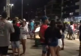 Polícia Militar encerra aglomeração com música e bebedeira no Busto de Tamandaré