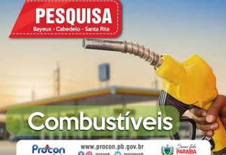 PESQUISA: Cabedelo apresenta menor preço no litro da gasolina, diz Procon - PB