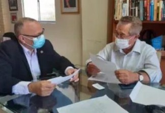 Ronaldo Beserra pede apoio ao senador Maranhão para PL que regulamenta carga horária dos profissionais de enfermagem