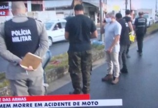 Motociclista, possivelmente embriagado, bate em poste e morre em João Pessoa