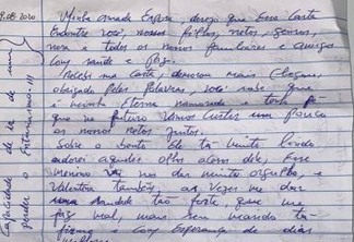 Filha de Elias Maluco mostra carta e diz que pai não se suicidou: 'Mataram ele'