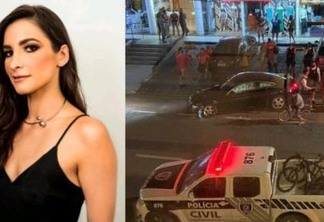Após provocar acidente blogueira Celeste Maia é presa e passa por audiência de custódia nesta segunda-feira; VEJA VÍDEO