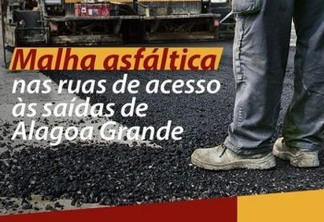 Bosco Carneiro comemora pavimentação asfáltica em Alagoa Grande