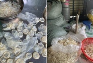 Polícia fecha armazém que reciclava e vendia camisinhas usadas