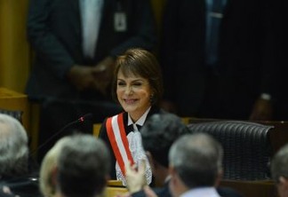 A ministra Cristina Peduzzi,toma posse na presidência do Tribunal Superior do Trabalho