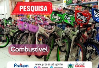 Pesquisa do Procon divulga preço de bicicletas infantis para o Dia das Crianças
