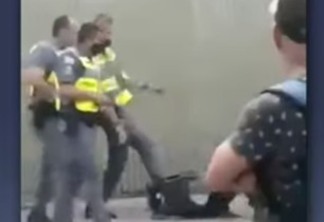 Vídeo mostra PM batendo em mulher no centro de São Paulo; VEJA