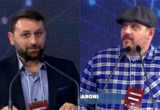 Candidato faz pergunta inusitada e deixa concorrente chocado durante debate em Porto Alegre - VEJA VÍDEO