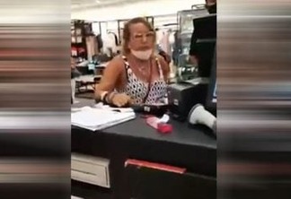 "RACISTA DE CARTEIRINHA": mulher acusada de injúria racial em banco é flagrada em novo vídeo gritando insultos contra cliente em loja de João Pessoa