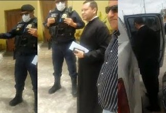 Padre Luciano comunica durante celebração da missa que está deixando a paróquia de Conde - VEJA VÍDEO