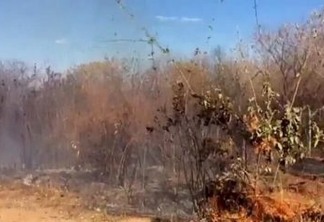 População registra queimadas em cidades do Vale do Piancó