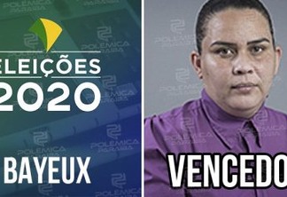 BAYEUX: Luciene Gomes é eleita prefeita com 82% das urnas apuradas