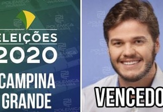 CAMPINA GRANDE: Bruno Cunha Lima é eleito prefeito com 69% das urnas apuradas