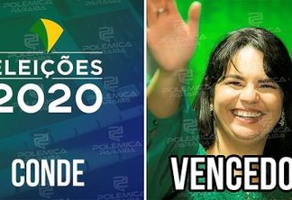 ELEIÇÕES 2020: Karla Pimentel, do PROS, é eleita prefeita em Conde com mais de 40% dos votos