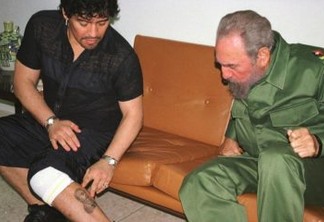 Maradona tinha tatuagens de Che Guevara e Fidel e se disse “soldado” de Lula e Dilma