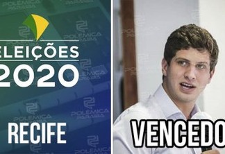 ELEIÇÕES 2020: João Campos é eleito o prefeito de Recife-PE