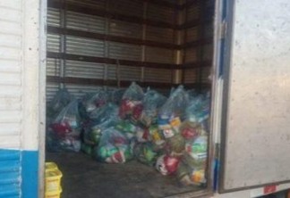 COMPRA DE VOTOS: Polícia Militar apreende 100 cestas básicas que seriam distribuídas em cidade da Paraíba 